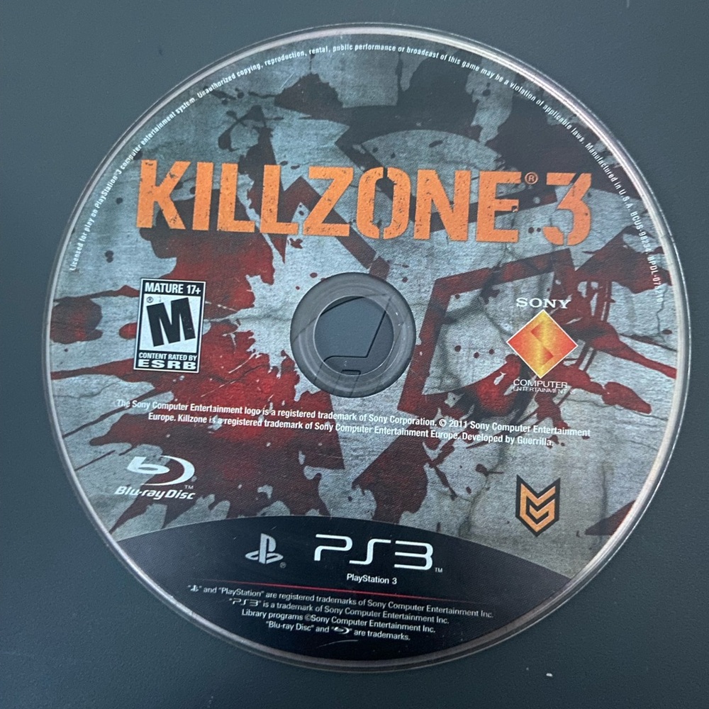☾.݁ᛪ༙ 3/$20 🕹️🎮 Killzone 3 Game for PS3 - LOOSE + TESTED